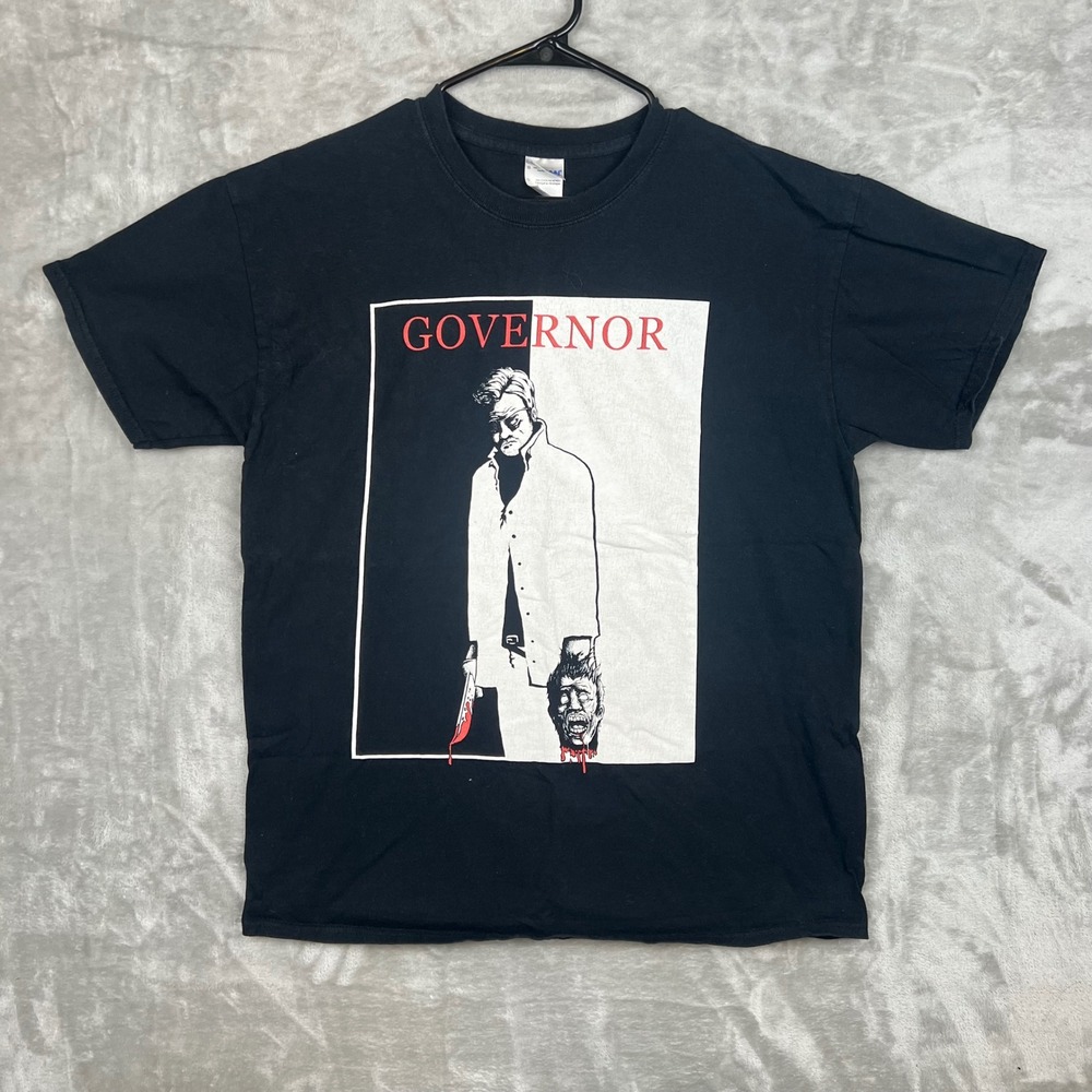 GOVERNOR Graphic T Shirt Men's‎ Large Movie TV Show Inspired Y2K 2000s